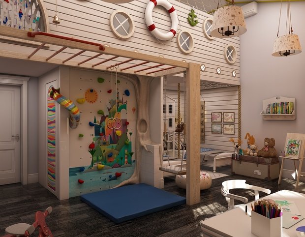 Фото из портфолио Детская комната для мальчиков – фотографии дизайна интерьеров на INMYROOM