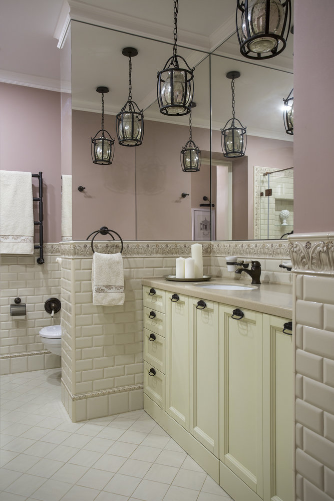 Фотография: Ванная в стиле Классический, Современный, Квартира, Проект недели, Москва, Евгений Кулибаба, Сталинка, 3 комнаты, 60-90 метров, Елена Маркина, энциклопедия_интерьер – фото на INMYROOM Фотография: Ванная в стиле Классический, Современный, Квартира, Проект недели, Москва, Евгений Кулибаба, Сталинка, 3 комнаты, 60-90 метров, Елена Маркина, энциклопедия_интерьер – фото на INMYROOM