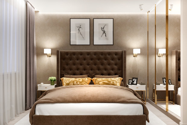 Фото из портфолио Интерьер в теплых тонах – фотографии дизайна интерьеров на INMYROOM