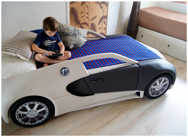 Фото из портфолио Уникальная детская кровать-машина BugaTTi Veyron от R.O.M.-Dekor – фотографии дизайна интерьеров на INMYROOM