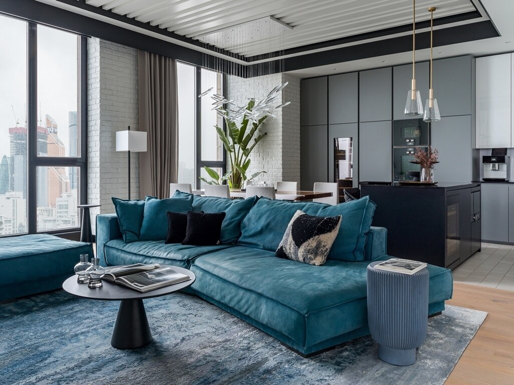 Фотография: Гостиная в стиле Современный, Квартира, Проект недели, Москва, 4 и больше, Более 90 метров, #эксклюзивныепроекты, INRE – фото на INMYROOM Фотография: Гостиная в стиле Современный, Квартира, Проект недели, Москва, 4 и больше, Более 90 метров, #эксклюзивныепроекты, INRE – фото на INMYROOM