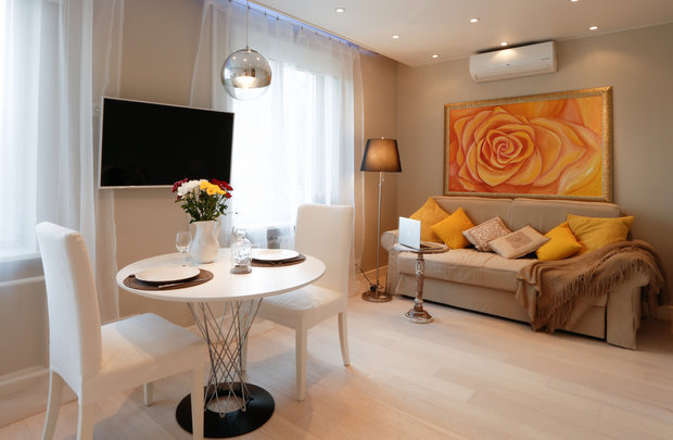 Фото из портфолио Уютный интерьер в бежевых тонах – фотографии дизайна интерьеров на INMYROOM