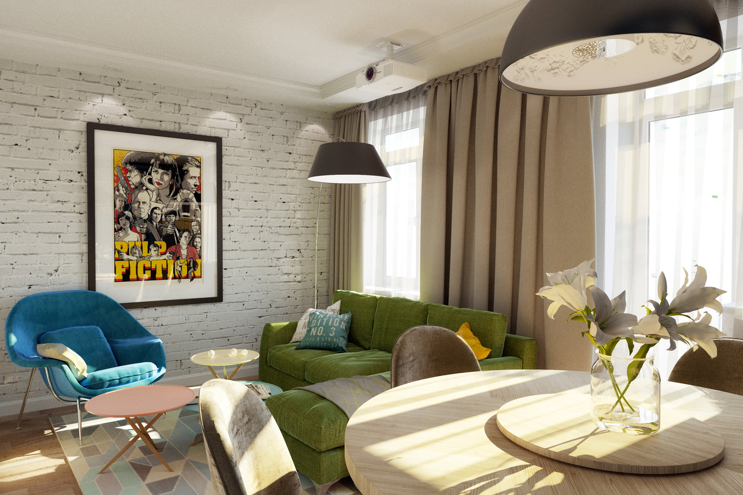 Фото из портфолио Дизайн гостиной Опалиха – фотографии дизайна интерьеров на INMYROOM Фото из портфолио Дизайн гостиной Опалиха – фотографии дизайна интерьеров на INMYROOM