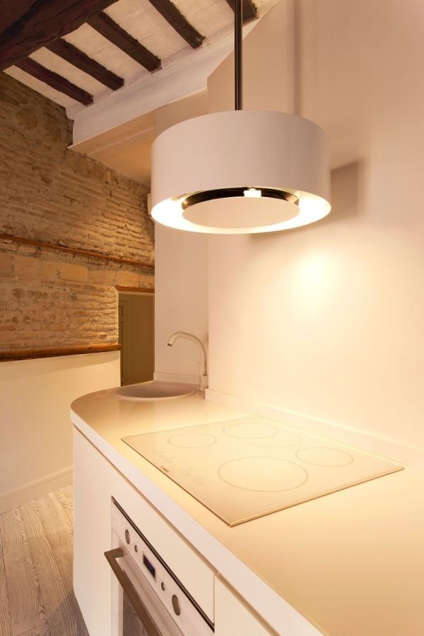 Фотография: Кухня и столовая в стиле Лофт, Малогабаритная квартира, Квартира, Дома и квартиры – фото на INMYROOM