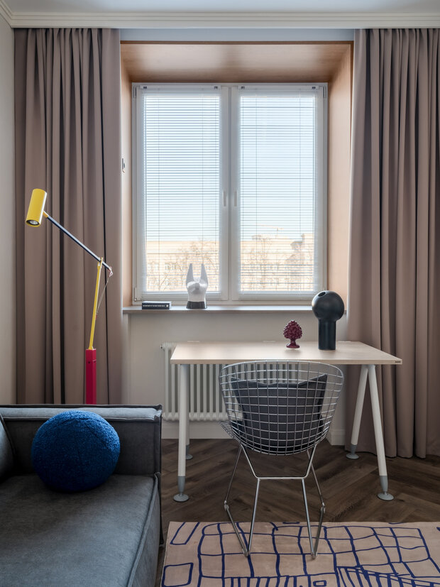 Фотография: Детская в стиле Современный, Эклектика, Квартира, Проект дня, Москва, Сталинка, Кирпичный дом, 3 комнаты, 60-90 метров, Мари Гри – фото на INMYROOM