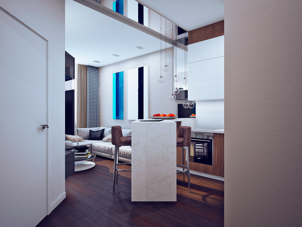 Фотография: в стиле , Кухня и столовая, Гостиная, Советы – фото на INMYROOM