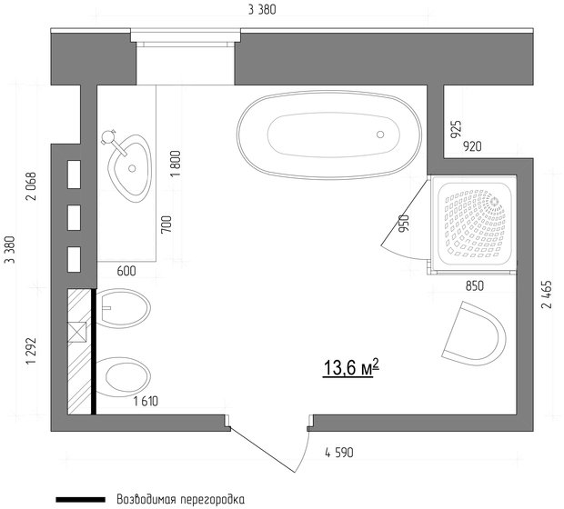 Фото из портфолио Белая ванная – фотографии дизайна интерьеров на INMYROOM