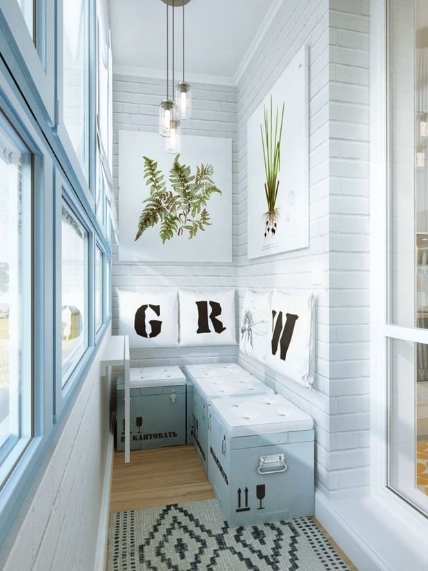 Фотография: Кухня и столовая в стиле Скандинавский, Балкон, Декор интерьера, Квартира, Декор – фото на INMYROOM