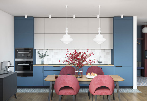 Фото из портфолио Трехкомнатная квартира для молодой семейной пары – фотографии дизайна интерьеров на INMYROOM