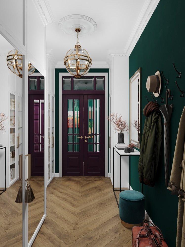 Фотография: Прихожая в стиле Современный, Эклектика, Квартира, Проект недели, Москва, 3 комнаты, 60-90 метров, Более 90 метров, Олеся Березовская, DesignStudio13 – фото на INMYROOM Фотография: Прихожая в стиле Современный, Эклектика, Квартира, Проект недели, Москва, 3 комнаты, 60-90 метров, Более 90 метров, Олеся Березовская, DesignStudio13 – фото на INMYROOM