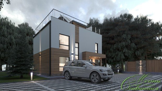 Фото из портфолио Три варианта каркасных домов – фотографии дизайна интерьеров на INMYROOM