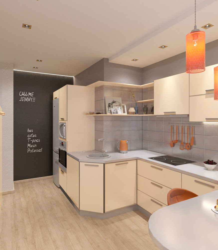 Фото из портфолио Квартира 55 кв.м. в ЖК "Оазис" – фотографии дизайна интерьеров на INMYROOM Фото из портфолио Квартира 55 кв.м. в ЖК "Оазис" – фотографии дизайна интерьеров на INMYROOM