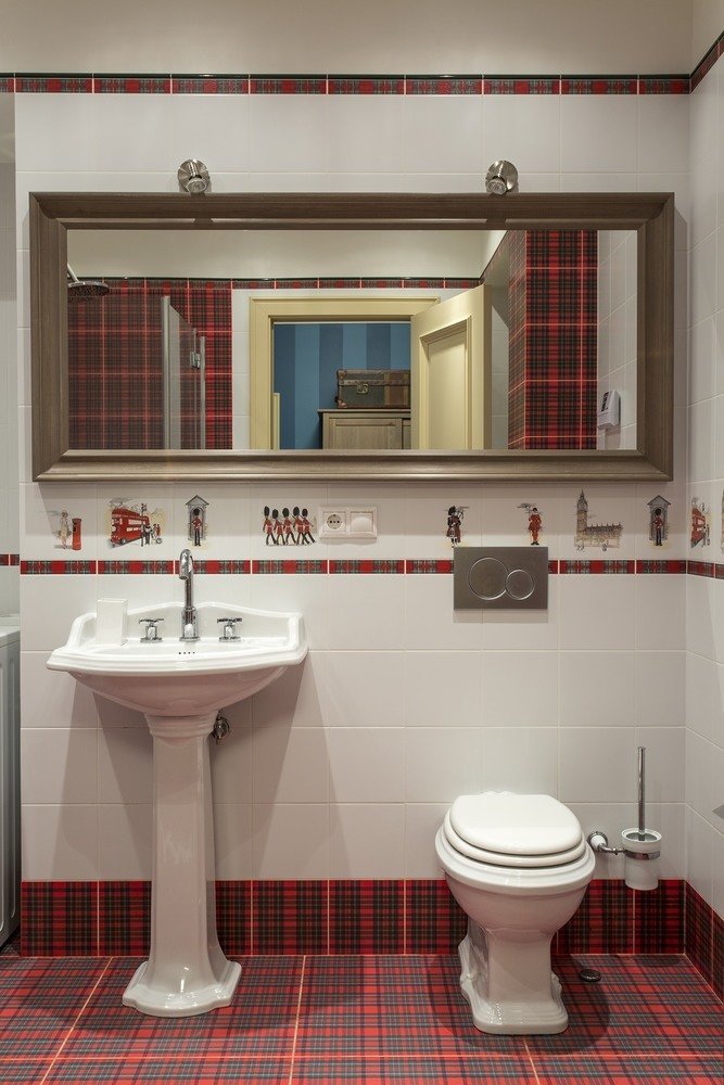 Фотография: Ванная в стиле Современный, Эклектика, Квартира, Проект недели, Москва, Олеся Шляхтина, 2 комнаты, 3 комнаты, 60-90 метров – фото на INMYROOM Фотография: Ванная в стиле Современный, Эклектика, Квартира, Проект недели, Москва, Олеся Шляхтина, 2 комнаты, 3 комнаты, 60-90 метров – фото на INMYROOM