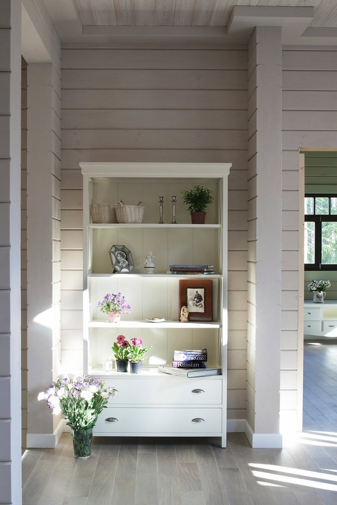 Фотография: Прихожая в стиле Прованс и Кантри, Дом, Проект недели, Московская область, дом из клееного бруса, Палекс Дизайн – фото на INMYROOM