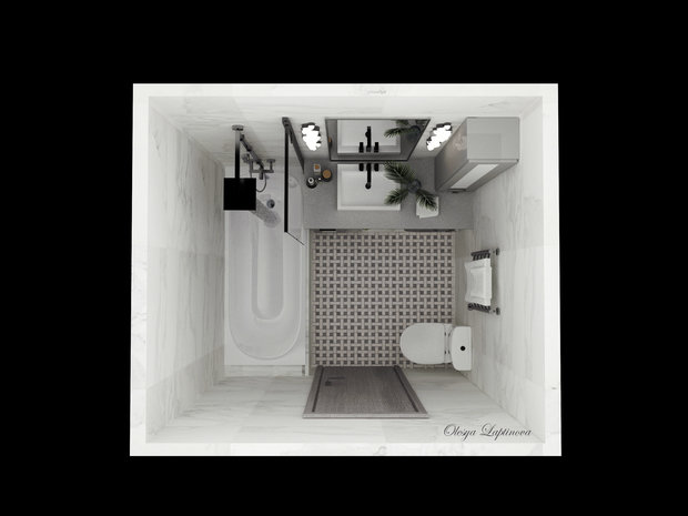 Фото из портфолио Квартира в Краснодаре, что можно сделать в бюджет 800т.р. на 35кв.м. – фотографии дизайна интерьеров на INMYROOM
