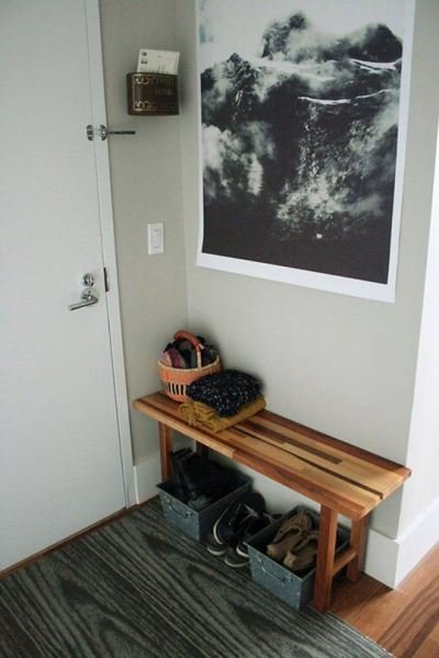 Фотография: в стиле , Прихожая, Советы, узкая прихожая, дизайн маленькой прихожей, идеи обустройства прихожей – фото на INMYROOM