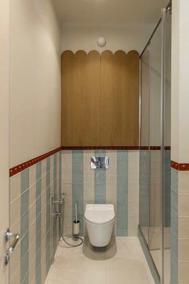 Фотография: Ванная в стиле Современный, Квартира, Проект дня, Астана, 60-90 метров, современный с элементами эклектики, Динара Усманова – фото на INMYROOM