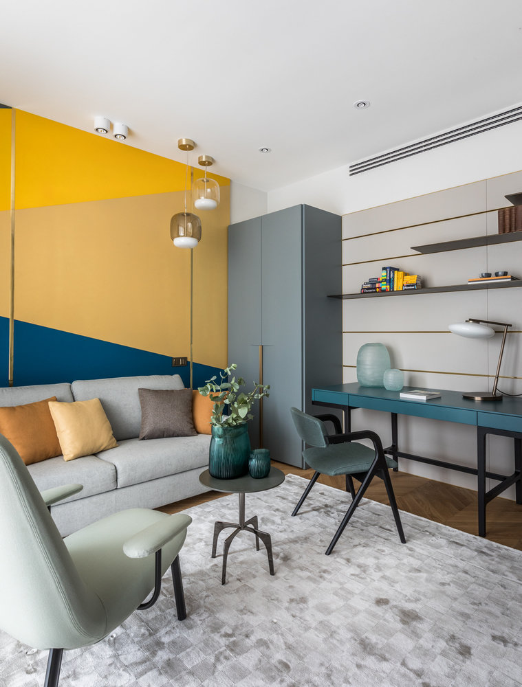 Фотография: Кабинет в стиле Современный, Квартира, Проект недели, Москва, Ольга Черненко, 4 и больше, Более 90 метров – фото на INMYROOM Фотография: Кабинет в стиле Современный, Квартира, Проект недели, Москва, Ольга Черненко, 4 и больше, Более 90 метров – фото на INMYROOM