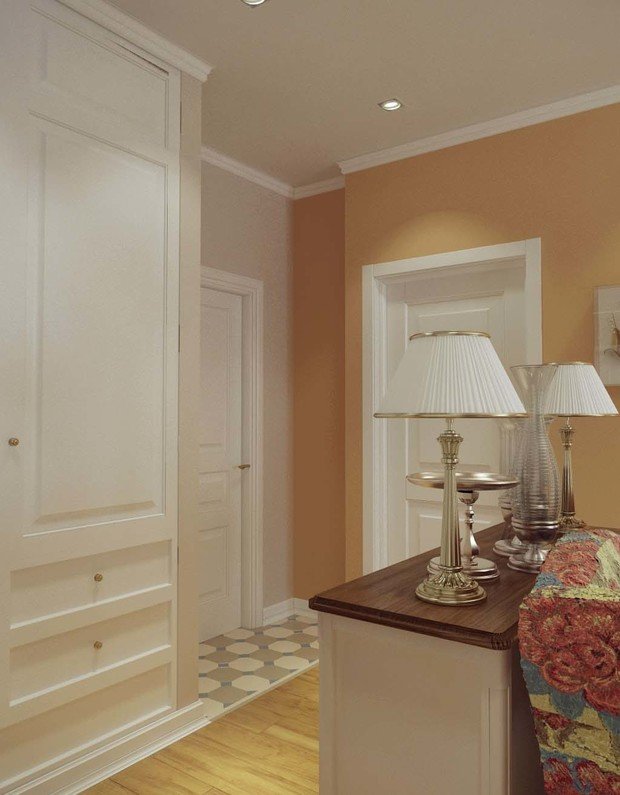 Фото из портфолио Небольшая квартира в пастельных тонах. Город Москва. – фотографии дизайна интерьеров на INMYROOM