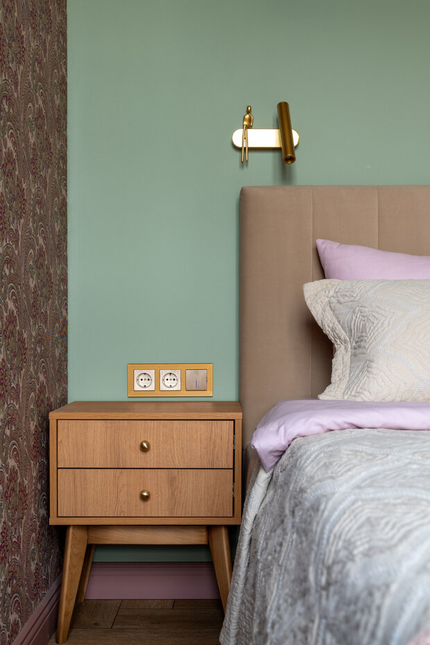 Фотография: Спальня в стиле Современный, Малогабаритная квартира, Квартира, Проект дня, Москва, 2 комнаты, 40-60 метров – фото на INMYROOM