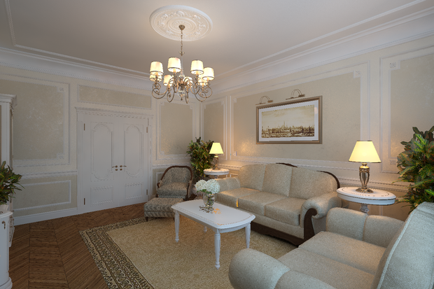 Фото из портфолио Квартира на Старом Арбате – фотографии дизайна интерьеров на INMYROOM