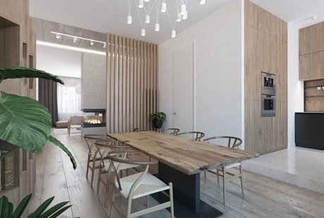 wood & concrete