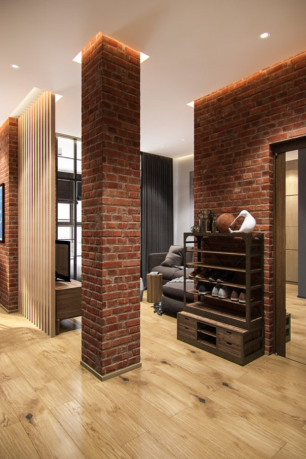 Фото из портфолио Квартира для молодой семьи в стиле лофт – фотографии дизайна интерьеров на INMYROOM
