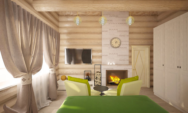 Фото из портфолио Дом из бруса, пос. Заозерье – фотографии дизайна интерьеров на INMYROOM