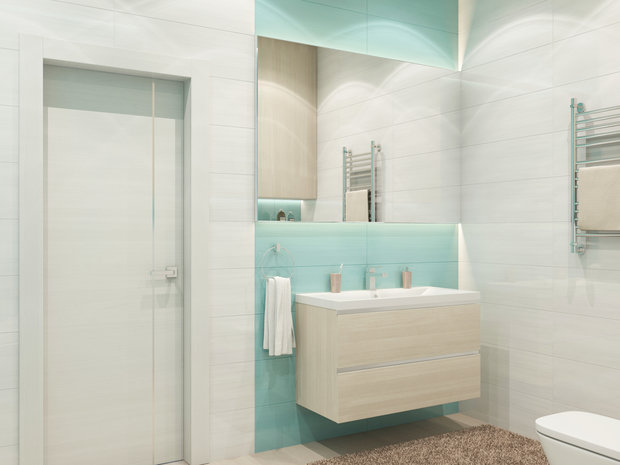 Фото из портфолио Ванная ЖК Бавария – фотографии дизайна интерьеров на INMYROOM