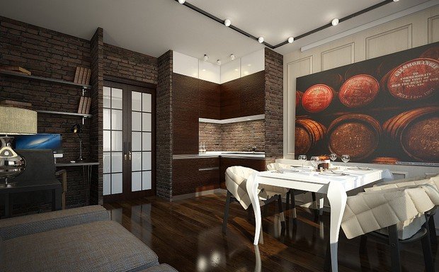 Фото из портфолио Квартира для пары с детьми – фотографии дизайна интерьеров на INMYROOM