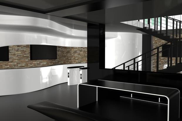 Фотография: Офис в стиле Хай-тек – фото на INMYROOM