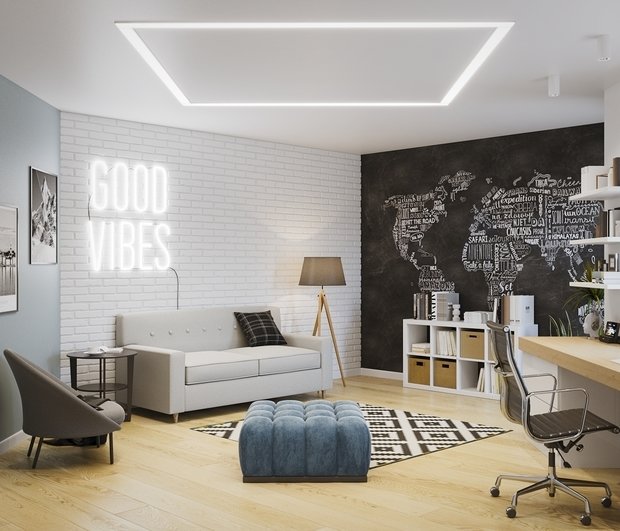 Фото из портфолио Проект трехкомнатной квартиры в Ельцове, Новосибирск – фотографии дизайна интерьеров на INMYROOM