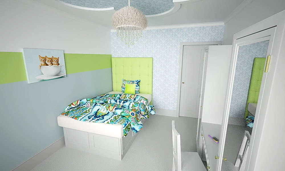 Фото из портфолио Комната для девочки с подвесным креслом. – фотографии дизайна интерьеров на INMYROOM Фото из портфолио Комната для девочки с подвесным креслом. – фотографии дизайна интерьеров на INMYROOM