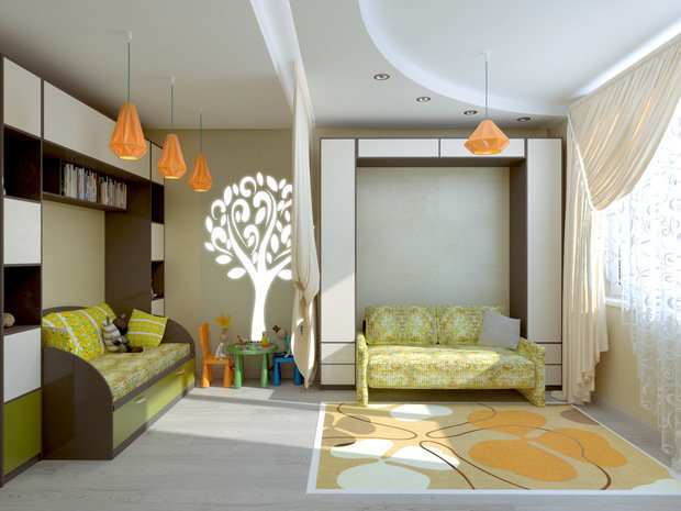 Фото из портфолио 1-ком квартира 45 м2 г. Мытищи Моск. обл – фотографии дизайна интерьеров на INMYROOM