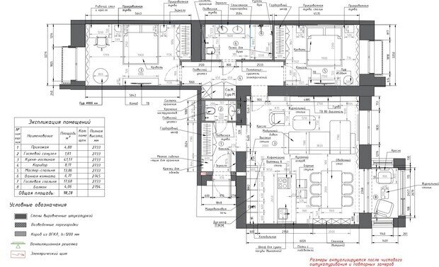 Фотография: Планировки в стиле , Квартира, Проект дня, Санкт-Петербург, 2 комнаты, Более 90 метров, Эксклюзивные проекты, минимализм с элементами современного дизайна, фото интерьера, дизайн интерьера фото, Ирина Смышляева – фото на INMYROOM