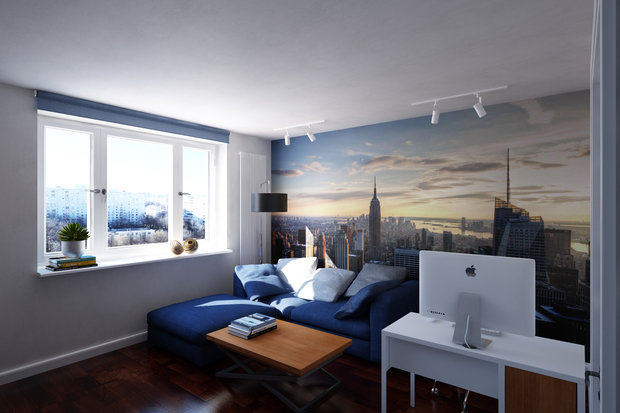 Фото из портфолио СИНИЙ МАНХЕТТЕН - РОССИЯ – фотографии дизайна интерьеров на INMYROOM