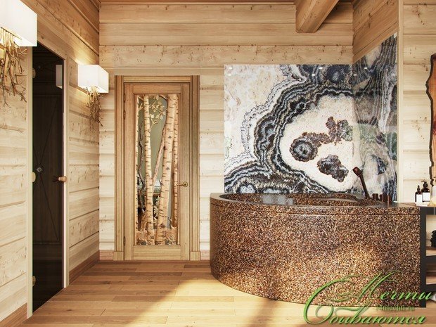 Фото из портфолио СПА-зона в частном доме – фотографии дизайна интерьеров на INMYROOM