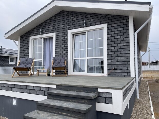 Фотография: Терраса в стиле Современный, Дом, Проект дня, Дом и дача, 3 комнаты, 60-90 метров, Ирина Куликова, Анна Королева, Олеся Ивашкина – фото на INMYROOM