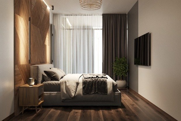 Фото из портфолио Спальня – фотографии дизайна интерьеров на INMYROOM