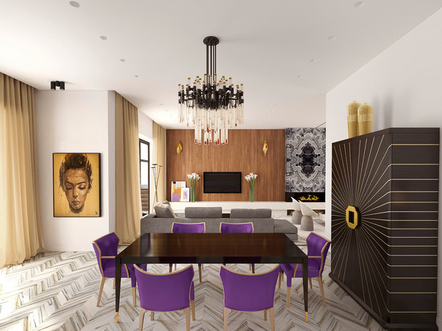 Фотография: Гостиная в стиле Эклектика, Дом, Минимализм, Проект недели – фото на INMYROOM