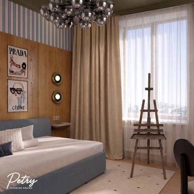 Фото из портфолио 75,46 м² для мамы и дочки: интерьер квартиры из Санкт-Петербурга – фотографии дизайна интерьеров на INMYROOM