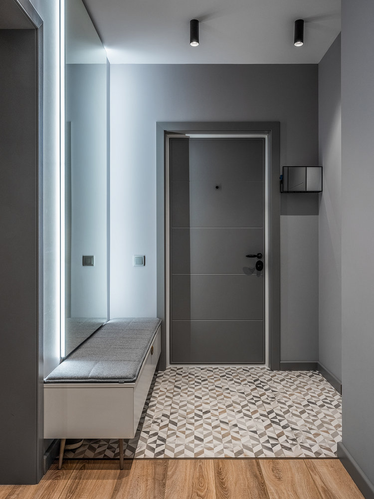 Фотография: Прихожая в стиле Современный, Квартира, Проект недели, Москва, Евгения Матвеенко, FlatsDesign, 3 комнаты, Более 90 метров – фото на INMYROOM Фотография: Прихожая в стиле Современный, Квартира, Проект недели, Москва, Евгения Матвеенко, FlatsDesign, 3 комнаты, Более 90 метров – фото на INMYROOM