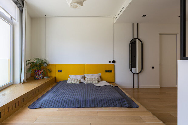 Фотография: Спальня в стиле Современный, Минимализм, Квартира, Проект дня, Санкт-Петербург, 4 и больше, Более 90 метров, Анна Пенедюк – фото на INMYROOM