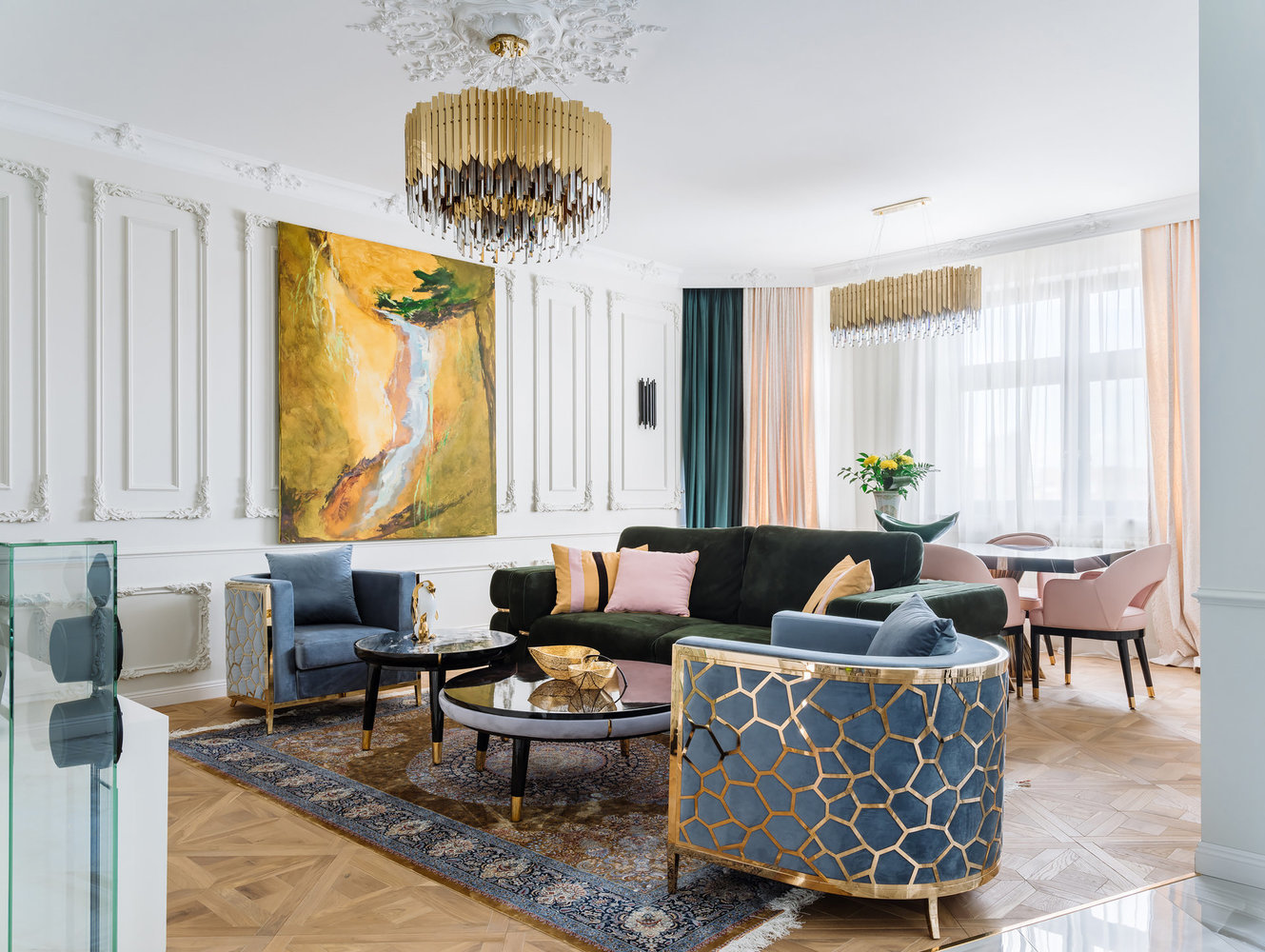 Фотография: Гостиная в стиле Классический, Современный, Гид – фото на INMYROOM Фотография: Гостиная в стиле Классический, Современный, Гид – фото на INMYROOM