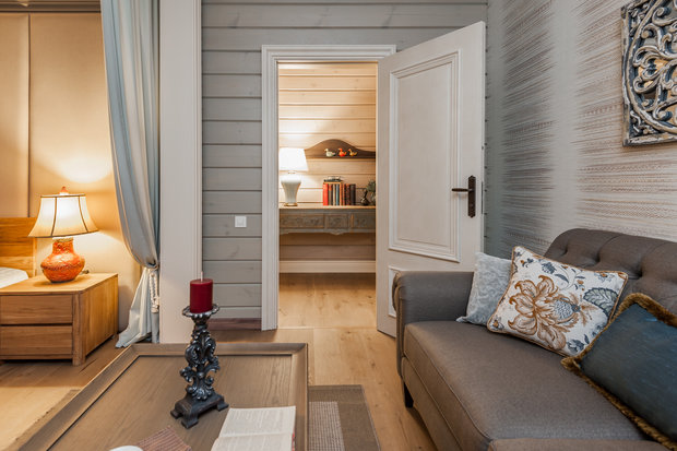 Фотография: Гостиная в стиле Эко, Прованс и Кантри, Дом, Проект недели, Дом и дача, Челябинск, 3 комнаты, Более 90 метров, Марина Кутепова – фото на INMYROOM