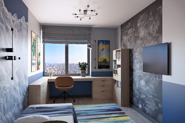 Фото из портфолио Colorblock – фотографии дизайна интерьеров на INMYROOM