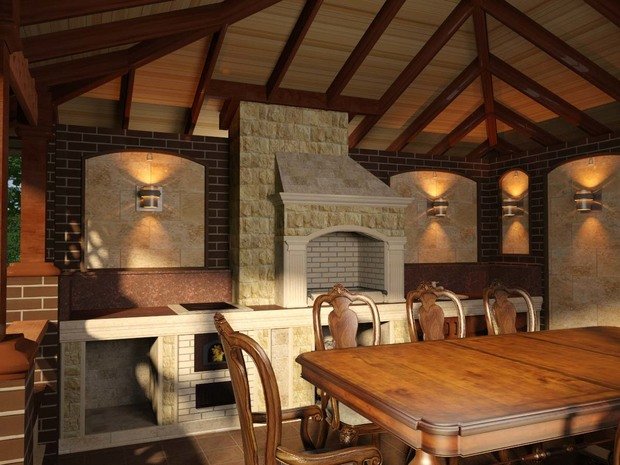 Фото из портфолио BBQ House Irbis – фотографии дизайна интерьеров на INMYROOM