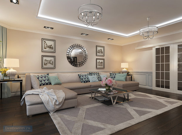 Фото из портфолио Четырехкомнатная московская квартира 180 кв . м в неоклассическом стиле – фотографии дизайна интерьеров на INMYROOM