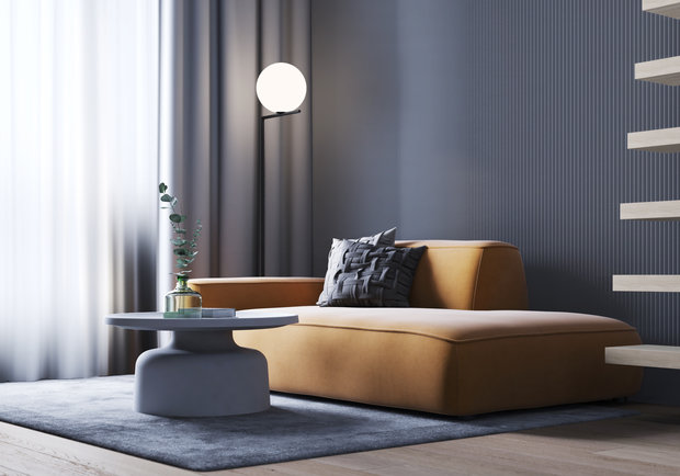 Фотография: Гостиная в стиле Современный, Квартира, Студия, Проект недели, Санкт-Петербург, до 40 метров, Bobo.space – фото на INMYROOM