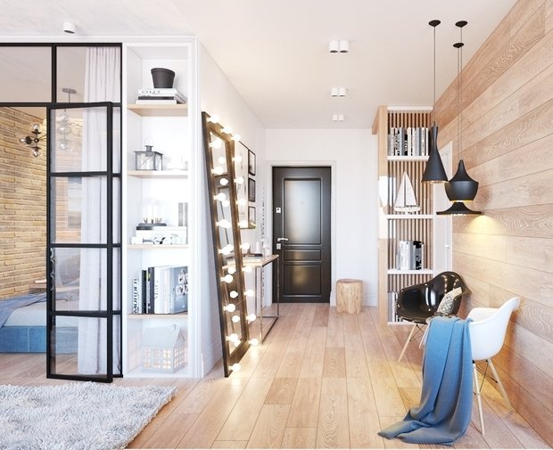 Фото из портфолио Воздушный контраст – фотографии дизайна интерьеров на INMYROOM